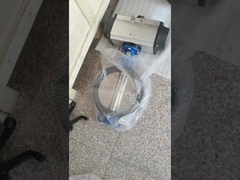 Van bướm loại wafer thép không gỉ với lớp lót PTFE và máy điều khiển khí nén